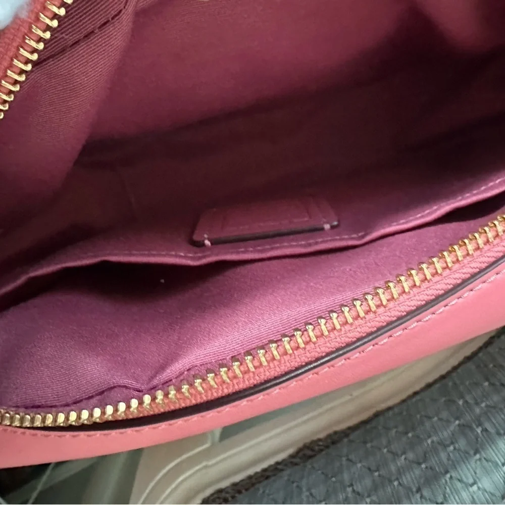 Coach Signature Pink Crossbody Bag